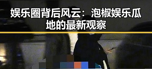 娱乐圈背后风云:泡椒娱乐瓜地的最新观察